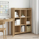 vidaXL Könyvszekrény 9 szintes 87,5 x 30 x 111 cm Szerelt Fa