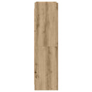 vidaXL Könyvszekrény 9 szintes 87,5 x 30 x 111 cm Szerelt Fa