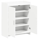 vidaXL Cipőszekrény tárolóval Fehér 73,5 x 36 x 92 cm Szerelt Fa