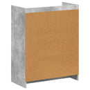 vidaXL Cipőszekrény tárolóval Betonszürke 73,5 x 36 x 92 cm Szerelt Fa