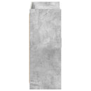vidaXL Cipőszekrény tárolóval Betonszürke 73,5 x 36 x 92 cm Szerelt Fa