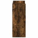 vidaXL Cipőszekrény ajtóval Füstös Tölgy 73,5 x 36 x 92 cm Szerelt Fa