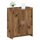 vidaXL Cipőszekrény tárolóval Antik Fa 73,5 x 36 x 92 cm Szerelt Fa