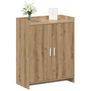 vidaXL Cipőszekrény Kézműves Tölgy 73,5 x 36 x 92 cm Szerelt Fa