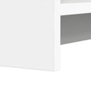 vidaXL Cipőszekrény tárolóval Fehér 73,5 x 36 x 92 cm Szerelt Fa