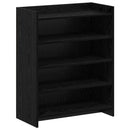 vidaXL Cipőszekrény Fekete Tölgy 73,5 x 36 x 92 cm Szerelt Fa