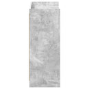 vidaXL Cipőszekrény tárolóval Betonszürke 73,5 x 36 x 92 cm Szerelt Fa