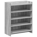 vidaXL Cipőszekrény Szürke Sonoma 73,5 x 36 x 92 cm Szerelt Fa