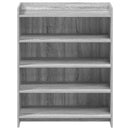 vidaXL Cipőszekrény Szürke Sonoma 73,5 x 36 x 92 cm Szerelt Fa