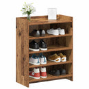 vidaXL Cipőszekrény tárolóval Antik Fa 73,5 x 36 x 92 cm Szerelt Fa