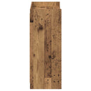 vidaXL Cipőszekrény tárolóval Antik Fa 73,5 x 36 x 92 cm Szerelt Fa