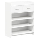 vidaXL Cipőszekrény fiókkal Fehér 73,5 x 36 x 92 cm Szerelt Fa