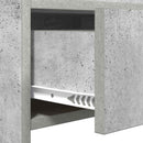 vidaXL Cipőszekrény fiókkal Betonszürke 73,5 x 36 x 92 cm Szerelt Fa