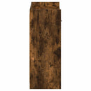 vidaXL Cipőszekrény 73,5 x 36 x 92 cm Szerelt Fa Füstös Tölgy