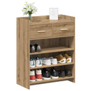 vidaXL Cipőszekrény Kézműves Tölgy 73,5 x 36 x 92 cm Szerelt Fa