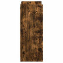 vidaXL Cipőszekrény tárolóval Füstös Tölgy 48 x 36 x 92 cm Szerelt Fa