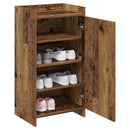 vidaXL Cipőszekrény tárolóval Antik Fa 48 x 36 x 92 cm Szerelt Fa