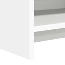 vidaXL Cipőszekrény tárolóval Fehér 48 x 36 x 92 cm Szerelt Fa