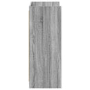 vidaXL Cipőszekrény tárolóval Szürke Sonoma 48 x 36 x 92 cm Szerelt Fa