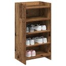 vidaXL Cipőszekrény tárolóval Antik Fa 48 x 36 x 92 cm Szerelt Fa