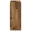 vidaXL Cipőszekrény tárolóval Antik Fa 48 x 36 x 92 cm Szerelt Fa