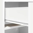 vidaXL Cipőszekrény fiókkal tárolóval Fehér 48 x 36 x 92 cm Szerelt Fa