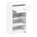 vidaXL Cipőszekrény fiókkal tárolóval Fehér 48 x 36 x 92 cm Szerelt Fa