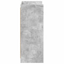 vidaXL Cipőszekrény fiókkal Betonszürke 48 x 36 x 92 cm Szerelt Fa