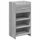 vidaXL Cipőszekrény fiókkal Szürke Sonoma 48 x 36 x 92 cm Szerelt Fa