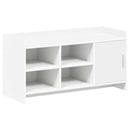 vidaXL Cipőszekrény tárolóval Fehér 100 x 39,5 x 51 cm Szerelt Fa