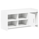 vidaXL Cipőszekrény tárolóval Fehér 100 x 39,5 x 51 cm Szerelt Fa