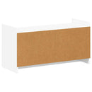 vidaXL Cipőszekrény tárolóval Fehér 100 x 39,5 x 51 cm Szerelt Fa