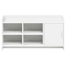 vidaXL Cipőszekrény tárolóval Fehér 100 x 39,5 x 51 cm Szerelt Fa