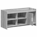 vidaXL Cipőszekrény Szürke Sonoma 100 x 39,5 x 51 cm Szerelt Fa