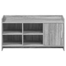 vidaXL Cipőszekrény Szürke Sonoma 100 x 39,5 x 51 cm Szerelt Fa