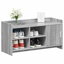 vidaXL Cipőszekrény Szürke Sonoma 100 x 39,5 x 51 cm Szerelt Fa