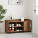vidaXL Cipőszekrény tárolóval Antik Fa 100 x 39,5 x 51 cm Szerelt Fa