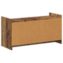 vidaXL Cipőszekrény tárolóval Antik Fa 100 x 39,5 x 51 cm Szerelt Fa