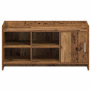 vidaXL Cipőszekrény tárolóval Antik Fa 100 x 39,5 x 51 cm Szerelt Fa