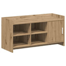 vidaXL Cipőszekrény Kézműves Tölgy 100 x 39,5 x 51 cm Szerelt Fa