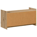 vidaXL Cipőszekrény Kézműves Tölgy 100 x 39,5 x 51 cm Szerelt Fa