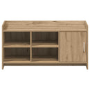 vidaXL Cipőszekrény Kézműves Tölgy 100 x 39,5 x 51 cm Szerelt Fa