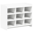 vidaXL Cipőszekrény tárolóval Fehér 85 x 39,5 x 70 cm Szerelt Fa