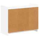 vidaXL Cipőszekrény tárolóval Fehér 85 x 39,5 x 70 cm Szerelt Fa