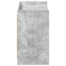 vidaXL Cipőszekrény tárolóval Betonszürke 85 x 39,5 x 70 cm Szerelt Fa