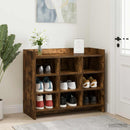vidaXL Cipőszekrény Füstös Tölgy 85 x 39,5 x 70 cm Szerelt Fa