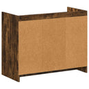 vidaXL Cipőszekrény Füstös Tölgy 85 x 39,5 x 70 cm Szerelt Fa