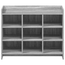 vidaXL Cipőszekrény Szürke Sonoma 85 x 39,5 x 70 cm Szerelt Fa