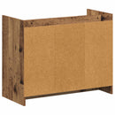 vidaXL Cipőszekrény tárolóval Antik Fa 85 x 39,5 x 70 cm Szerelt Fa