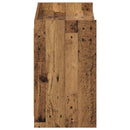 vidaXL Cipőszekrény tárolóval Antik Fa 85 x 39,5 x 70 cm Szerelt Fa